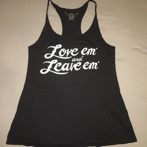 Bandit Brand Large Racerback Love em & Leave em